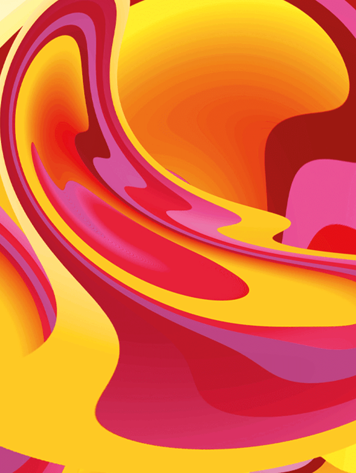 mango and raspberry flavour pattern